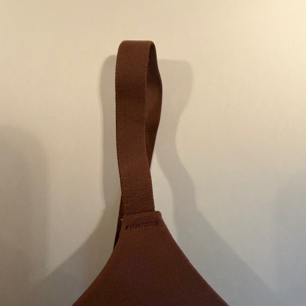 Front Close Underwire T-Shirt Bra 42DD NEW Brown Molded‎ Cups Adjustable Straps - Picture 5 of 12